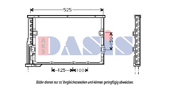 AKS DASIS Lauhdutin, ilmastointilaite 052003N